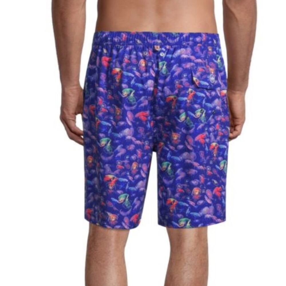Peter Millar Moon Jellies Swim Trunk Atlantic Blue Men’s Sz S - Picture 4 of 7